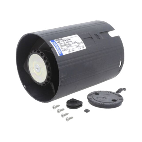 Ventilator: AC; axial; 100÷240VAC; Ø98,5x130mm; 80m3/h; 35dBA; bilă
