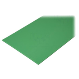 Foaie; Dim: 497x1000mm; Thk: 20mm; verde; 0,5m2