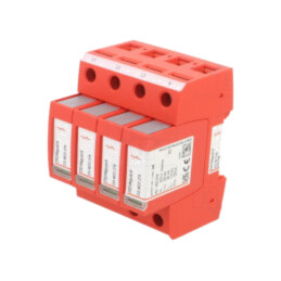 Limitator de supratensiuni; Tip 2; 20kA; pentru şină DIN; IP20