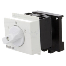 Modul: întrerupător rotativ; 250VAC; 20A; IP20; pentru şină DIN