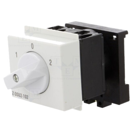 Modul: întrerupător rotativ; 250VAC; 20A; IP20; pentru şină DIN