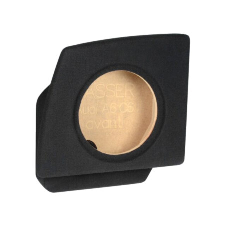 Carcasă difuzor; MDF; neagră; ţesătură; 250mm; Frezare: 272mm; Audi