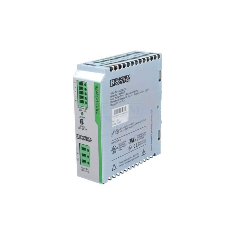 Alimentator: pulsatoriu; 120W; 24VDC; 5A; 85÷264VAC; IP20; OUT: 1 Alimentator: pulsatoriu; 120W; 24VDC; 5A; 85÷264VAC; IP20; OUT: 1