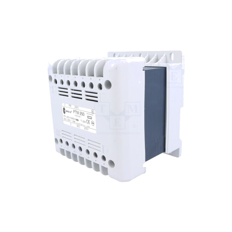 Transformator: alimentare; 250VA; 230VAC; 230V; pentru şină DIN