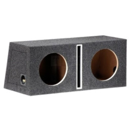 Carcasă difuzor; MDF; melanj negru; ţesătură; 250mm; Øorif: 232mm