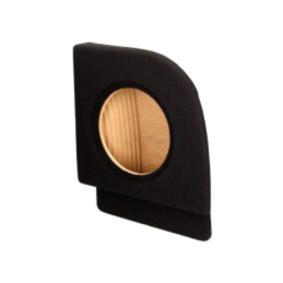 Carcasă difuzor; MDF; neagră; ţesătură; 250mm; Frezare: 272mm; VW
