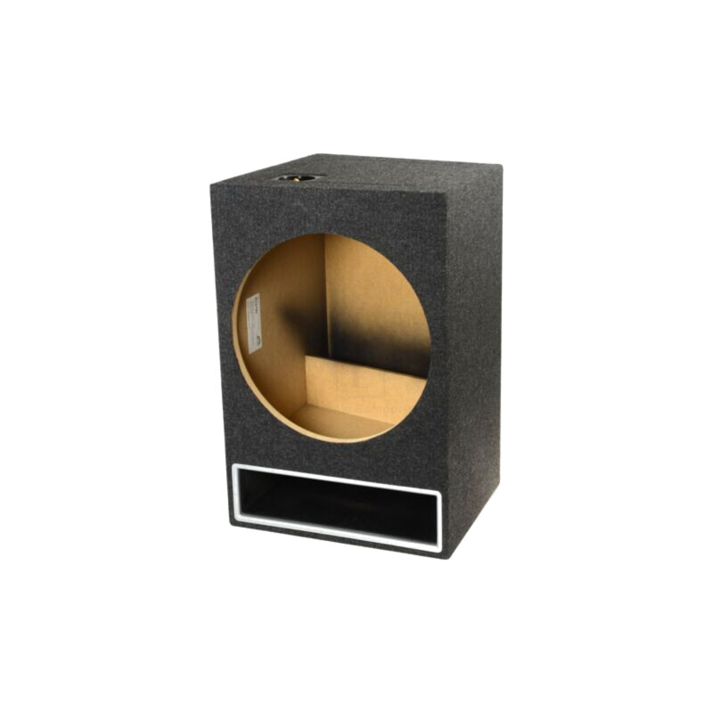 Carcasă difuzor; MDF; melanj negru; ţesătură; 380mm; Øorif: 352mm