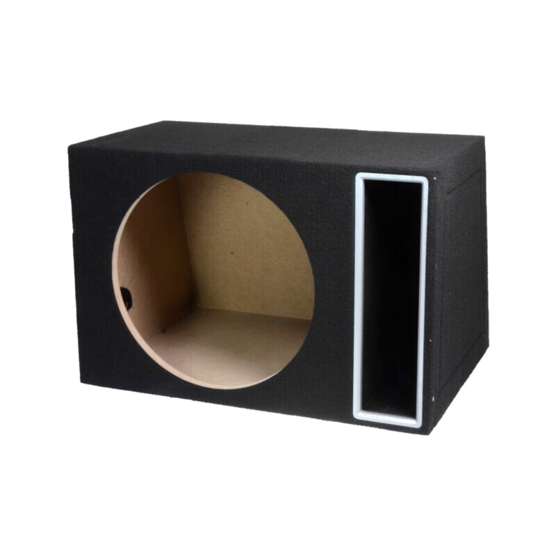 Carcasă difuzor; MDF; neagră; ţesătură; 380mm; Frezare: 352mm; 70l