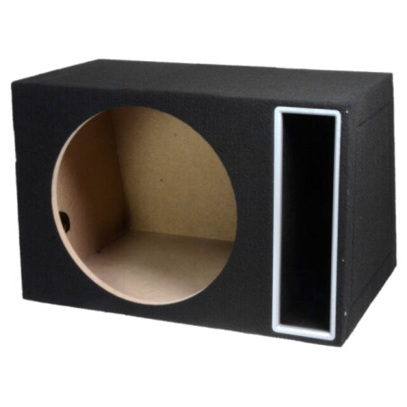 Carcasă difuzor; MDF; neagră; ţesătură; 380mm; Frezare: 352mm; 70l