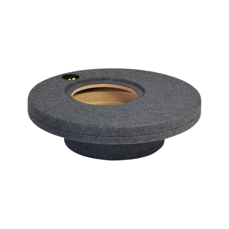 Carcasă difuzor; MDF; melanj gri; ţesătură; 250mm; Frezare: 286mm
