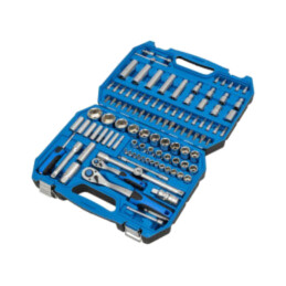 Set chei; 6-puncte,tubulară; Fixare: 1/2",1/4"; 112buc.