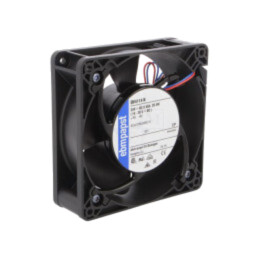 Ventilator: DC; axial; 24VDC; 119x119x38mm; 278m3/h; 61dBA; bilă