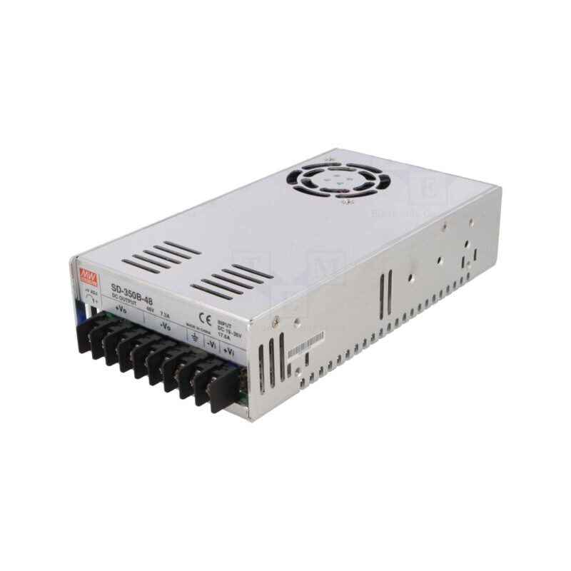 Convertor: DC/DC; 350,4W; Uintr: 19÷36VDC; Uieş: 48VDC; Iieş: 7,3A Convertor: DC/DC; 350,4W; Uintr: 19÷36VDC; Uieş: 48VDC; Iieş: 7,3A