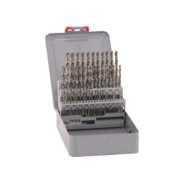 Set de burghie; pt.metal; oţel rapid cu cobalt HSS-Co; 1÷5,9mm