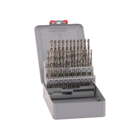 Set de burghie; pt.metal; oţel rapid cu cobalt HSS-Co; 1÷5,9mm