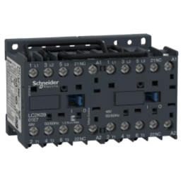 Contactor: reversibil cu 3 poli; NO x3; Contacte auxiliare: NC