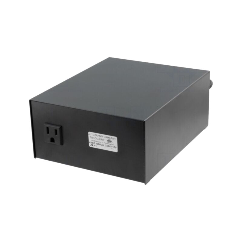 Autotransformator; 230VAC; Putere: 1kVA; Usec.1: 115V