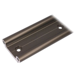 Şină dublă; aluminiu; Ø: 16mm; L: 750mm; W: 60mm; DryLin® W; rotund