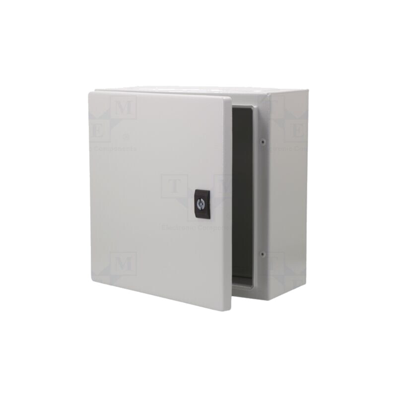 Carcasă: montare pe perete; X: 300mm; Y: 300mm; Z: 150mm; oţel; gri