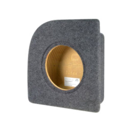 Carcasă difuzor; MDF; melanj gri; ţesătură; 250mm; Frezare: 272mm