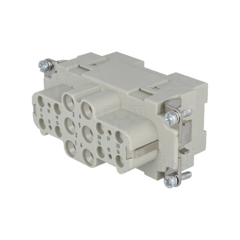 Conector: HDC; inserturi de contact; mamă; Han-Com®,Han® K