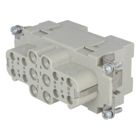 Conector: HDC; inserturi de contact; mamă; Han-Com®,Han® K