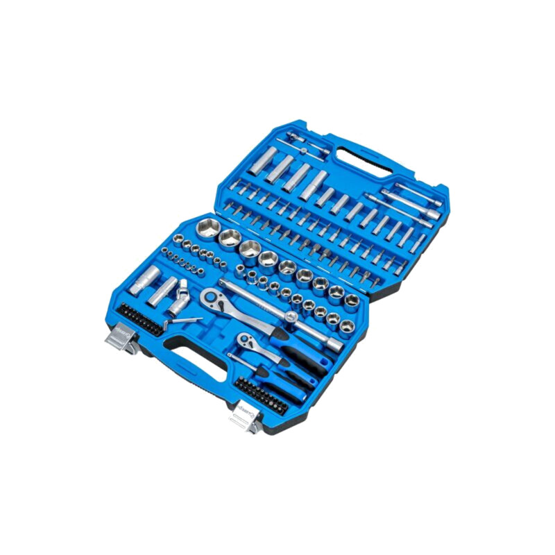Set chei; 6-puncte,tubulară; Fixare: 1/2",1/4"; 144buc.