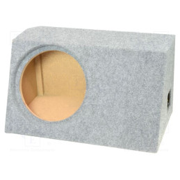 Carcasă difuzor; MDF; melanj gri; ţesătură; 300mm; Frezare: 325mm