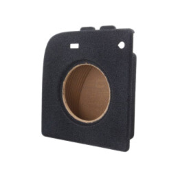 Carcasă difuzor; MDF; melanj gri; ţesătură; 250mm; Frezare: 272mm