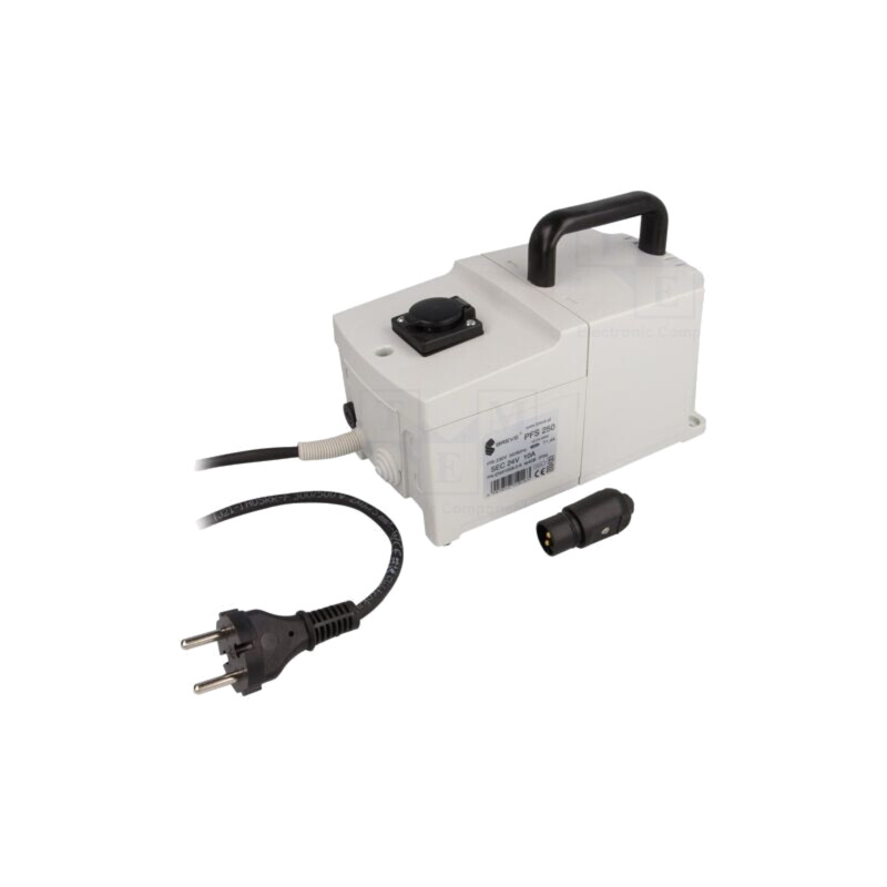 Transformator: siguranţă; 250VA; 230VAC; 24V; IP44; Cl.izolaţie: II