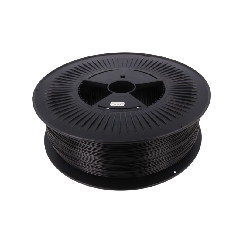Filament: PET-G; Ø: 1,75mm; neagră; 220÷250°C; 5kg