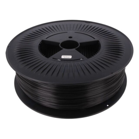 Filament: PET-G; Ø: 1,75mm; neagră; 220÷250°C; 5kg