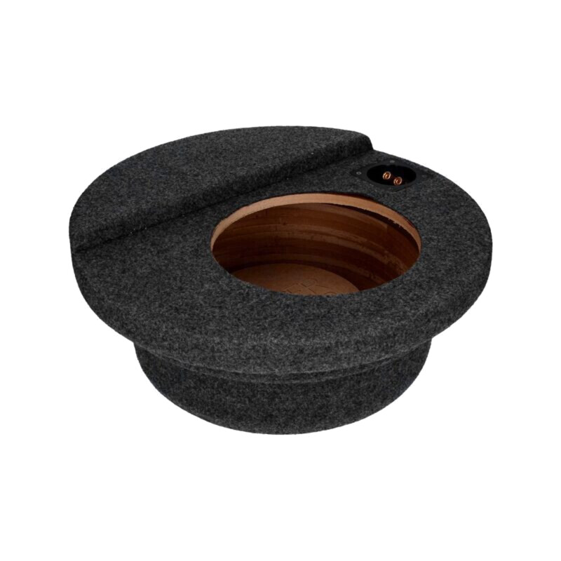 Carcasă difuzor; MDF; melanj gri; ţesătură; 250mm; Frezare: 270mm