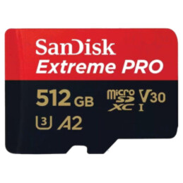 Card de memorie; Extreme Pro,Specificaţie A2; microSDXC; 512GB