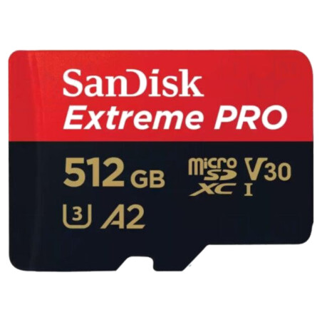 Card de memorie; Extreme Pro,Specificaţie A2; microSDXC; 512GB