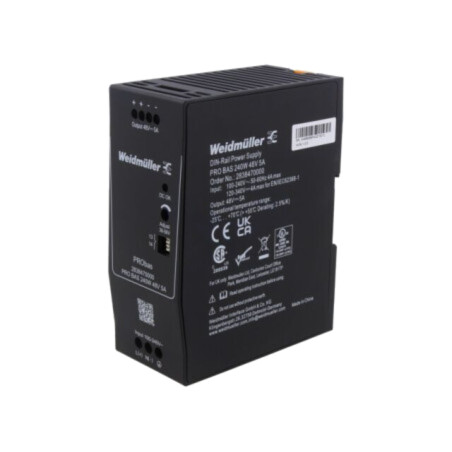 Alimentator: pulsatoriu; pentru şină DIN; 240W; 48VDC; 5A; OUT: 1