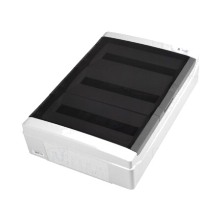 Carcasă: pentru aparatură modulară; IP65; gri deschis; Nr.mod: 54