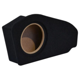 Carcasă difuzor; MDF; neagră; ţesătură; 200mm; Frezare: 222mm; 8l