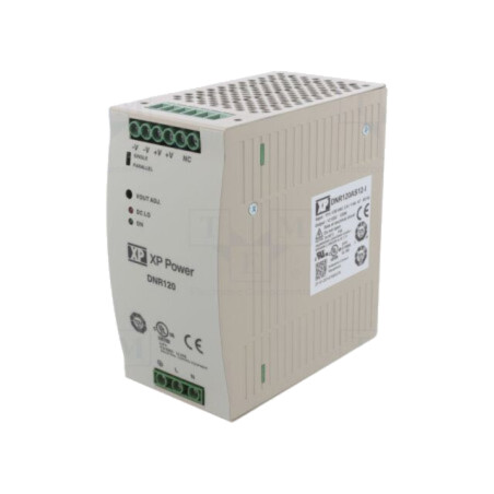 Alimentator: pulsatoriu; pentru şină DIN; 120W; 12VDC; 10A; 84%