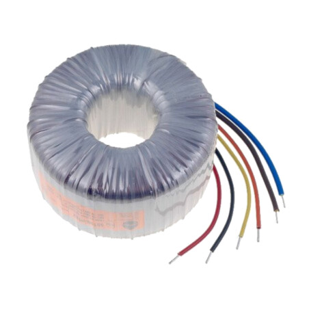 Transformator: toroidal; 625VA; 230VAC; 50V; 50V; 6,25A; 6,25A