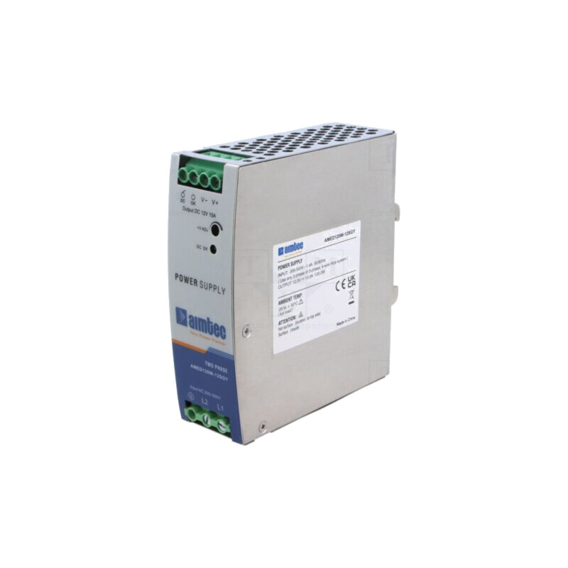 Alimentator: pulsatoriu; pentru şină DIN; 120W; 12VDC; 10A; 3kV