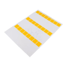 Etichetă; 25mm; 94mm; galbenă; autoadeziv; FLEXIMARK®; 10fo; Ø: 21mm