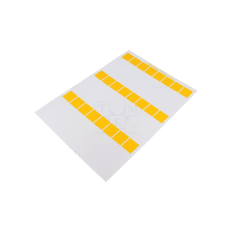 Etichetă; 25mm; 94mm; galbenă; autoadeziv; FLEXIMARK®; 10fo; Ø: 21mm