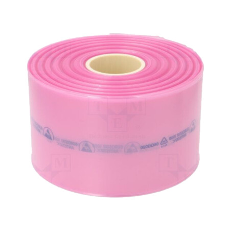Pungă de protecţie; ESD; L: 250m; W: 150mm; Thk: 90um; polietilenă