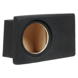 Carcasă difuzor; MDF; neagră; ţesătură; 250mm; Frezare: 286mm; Audi