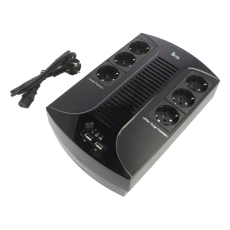 Alimentator: UPS; multipriză; 360W; 600VA; Uintr: 230V; 7Ah; 8h