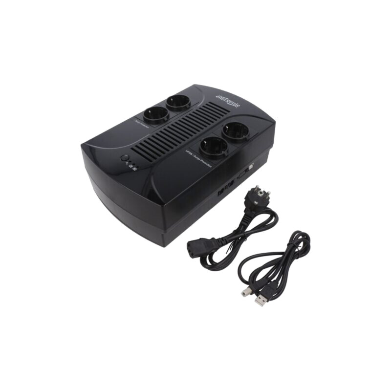 Alimentator: UPS; multipriză; 510W; 850VA; Uintr: 220V; Schuko x4 Alimentator: UPS; multipriză; 510W; 850VA; Uintr: 220V; Schuko x4