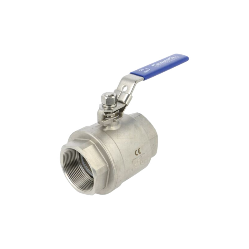 Supapă cu bilă; Oţel rezistent la acizi AISI 316; PTFE; L: 170mm