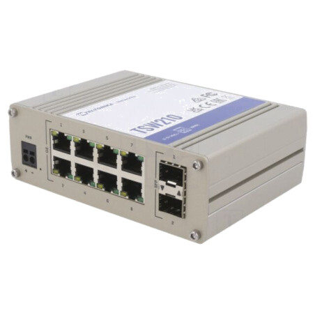 Switch Ethernet; neadministrabil; Număr porturi: 10; 7÷57VDC