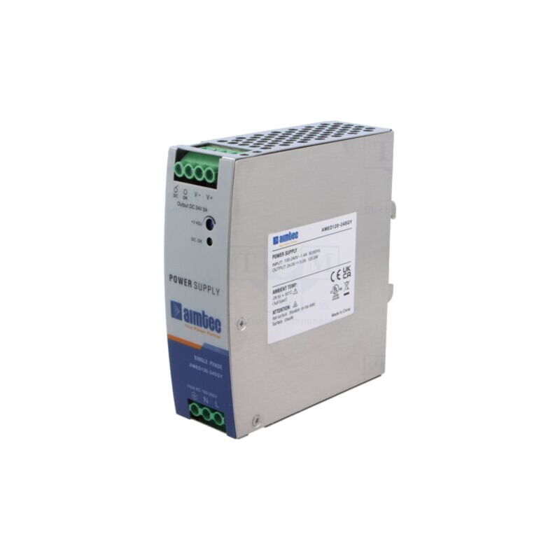 Alimentator: pulsatoriu; pentru şină DIN; 120W; 24VDC; 5A; 3kV Alimentator: pulsatoriu; pentru şină DIN; 120W; 24VDC; 5A; 3kV